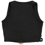 Women V-Neck Buckled Belt Top and Pants Two-Piece Set