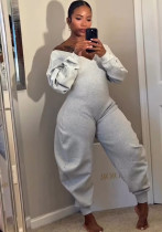 Jumpsuit Women's V-Neck Sexy Long Sleeve Sport Jumpsuit