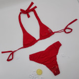 Women's Sequin Bikini Set Sexy Summer Two-Piece Fashion Swimsuit