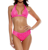 Women's Sequin Bikini Set Sexy Summer Two-Piece Fashion Swimsuit