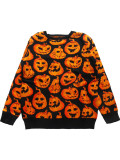 Autumn Winter Halloween Sweater Holidays Jacquard Knitting Top