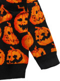Autumn Winter Halloween Sweater Holidays Jacquard Knitting Top