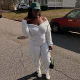 Jumpsuit Women's V-Neck Sexy Long Sleeve Sport Jumpsuit