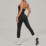 Women Halter Neck Yoga Bodysuit