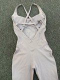 Women Adjustable Strap Yoga Bodysuit