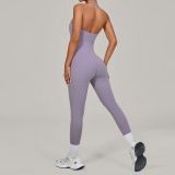 Women Halter Neck Yoga Bodysuit