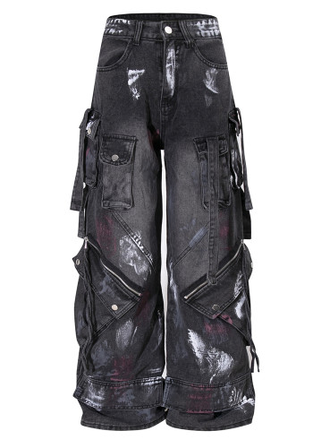 Spring American Wash Denim Pants