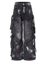 Spring American Wash Denim Pants Spring American Wash Denim Pants