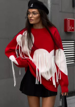 Trendy Print Lace Trim Round Neck Top Trendy Print Lace Trim Round Neck Top