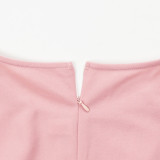 Africa Plus Size Women's Long Sleeve Elegant Pleated Formal Party Gown