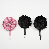 Africa Plus Size Women's Long Sleeve Elegant Pleated Formal Party Gown