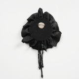 Africa Plus Size Women's Long Sleeve Elegant Pleated Formal Party Gown