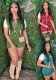 Women Summer Button Jumpsuit