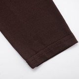 Women's Autumn Street Sexy Deep V Bat Sleeves Long Sleeve Dress