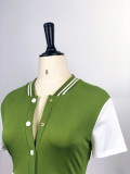 Women Summer Button Jumpsuit