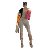 Women's Casual Knitting Asymmetrical Coat