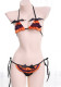Lingerie Set Halloween Little Devil Maiden Costume Sexy Tie Sleepwear Women Bikini