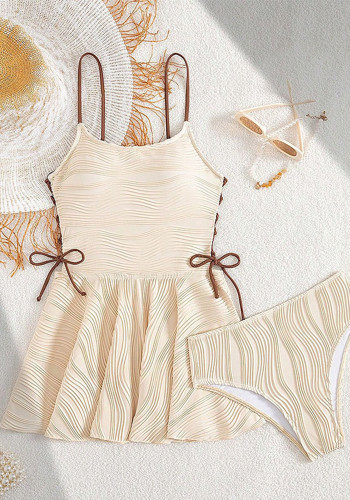 Strap Dress Style Women's Beach Two-Piece Swimsuit