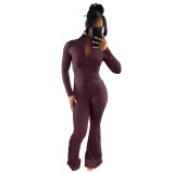 Tight Fitting Quick-Dry Gym Pockets Zipper Yoga Suit Outdoor Running Sportswear