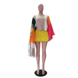 Women's Casual Knitting Asymmetrical Coat