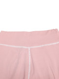 Fashion Casual Sportswear Women's Spring Autumn Solid Color Long Sleeve Zipper Slim Fit Two-Piece Pants Set