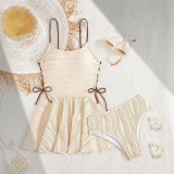 Strap Dress Style Women's Beach Two-Piece Swimsuit