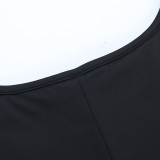 Square Neck Sleeveless Dress Women's A-Line Long Dress