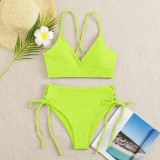 Tie-Front Bikini Women's Sexy Two-Piece Swimsuit