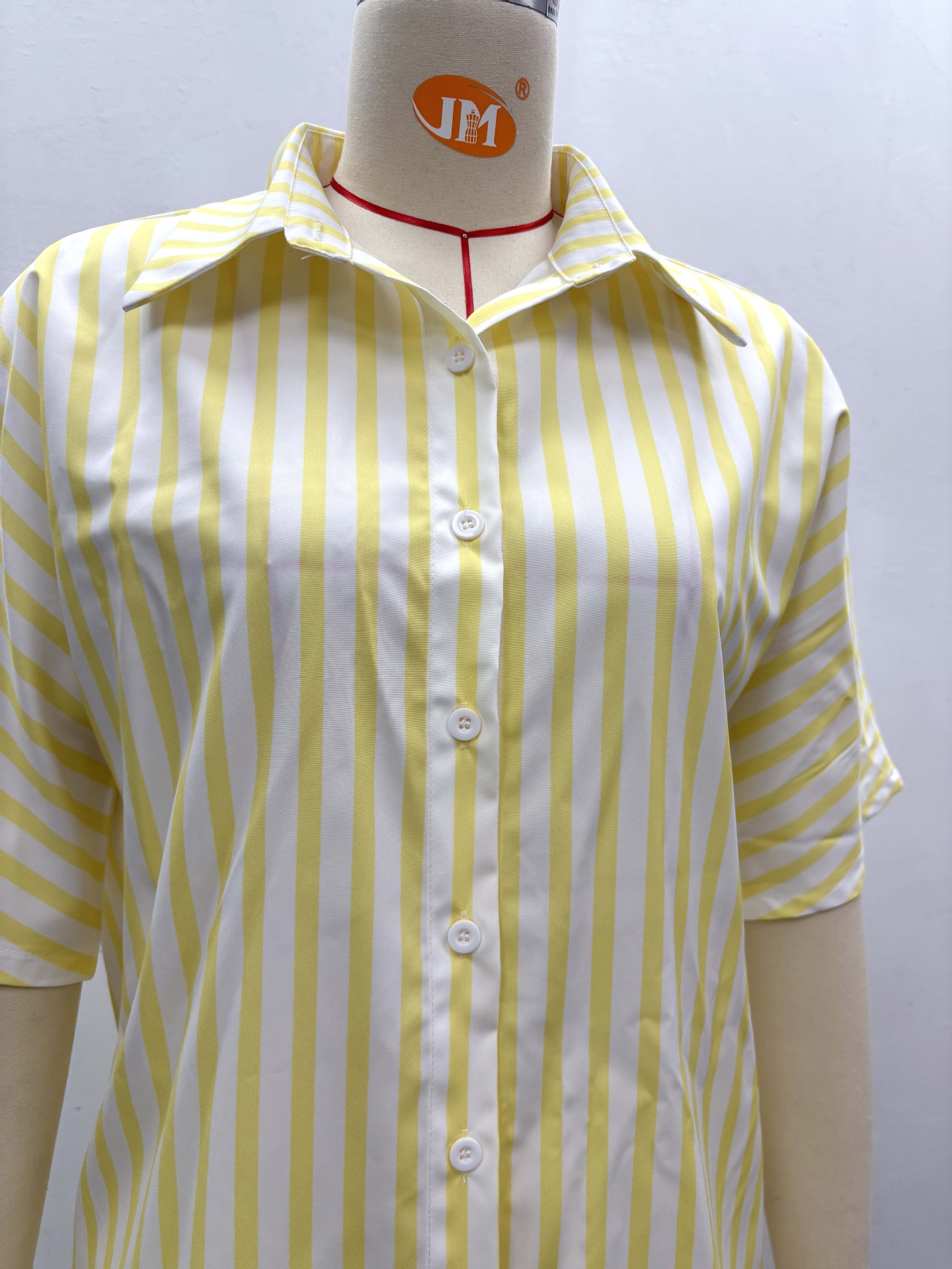 Plus-size African Women striped short-sleeved top and long pants casual two-piece set