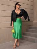 Women spring and summer bodycon fishtail skirt