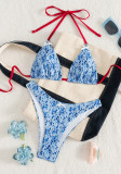 Women lace-up bikini bikini two-piece set