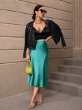 Women spring and summer bodycon fishtail skirt