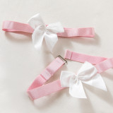 Women lace-up maid Pu-Leather cosplay uniform Sexy lingerie set