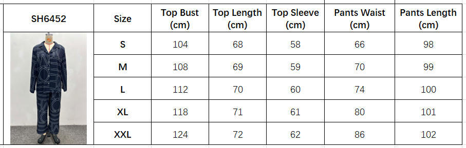 African Women Turndown Collar Long-sleeved printed shirt and wide-leg pants two-piece set
