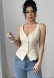 Women Summer V-Neck Vest Top