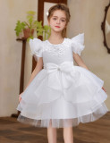 Girls' Christmas Mesh Princess Tutu Dress