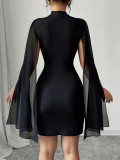 Women Fall Bodycon Dress