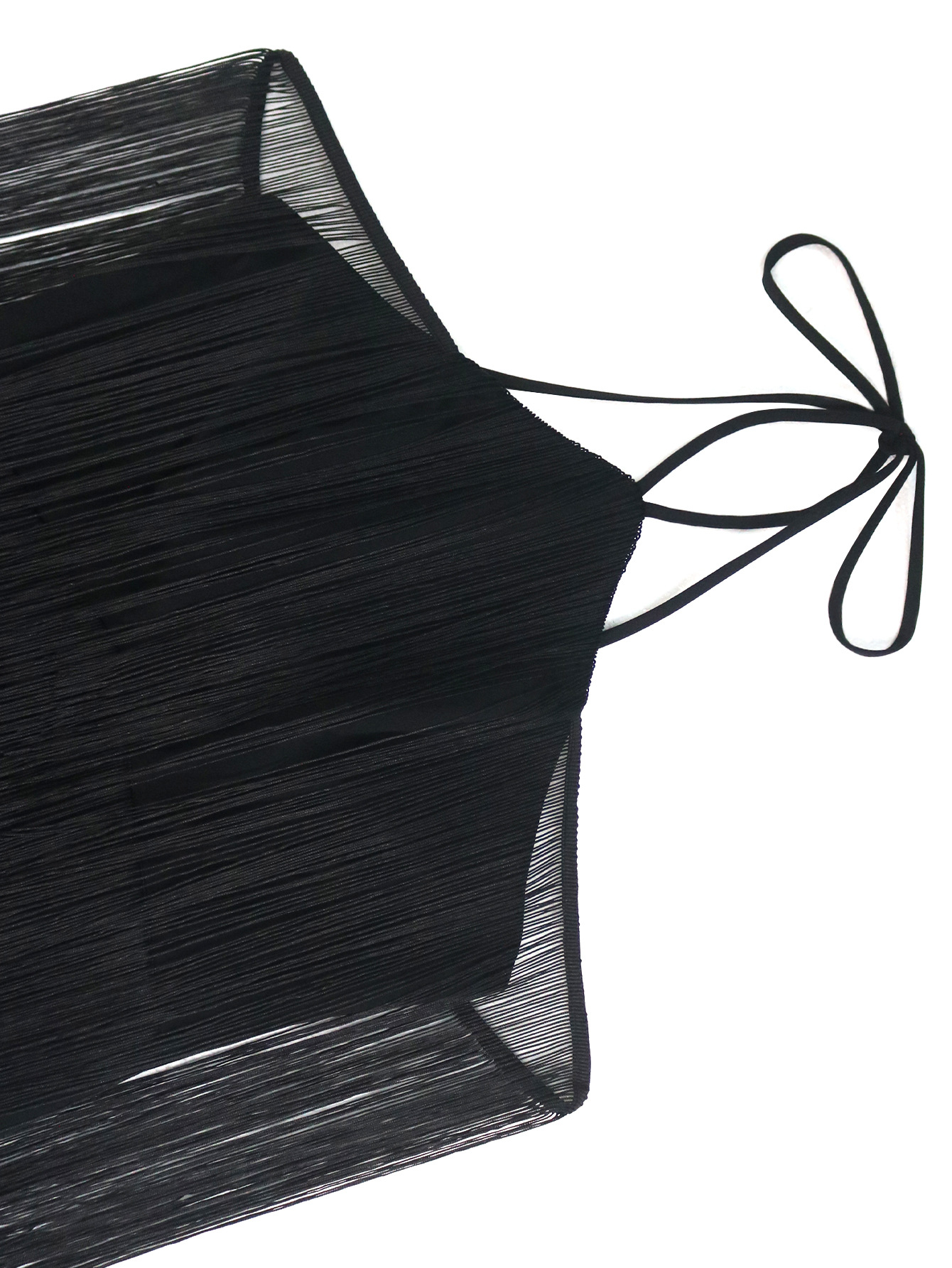 Women Sexy Black Bodycon Dress with Off-Shoulder Tassels