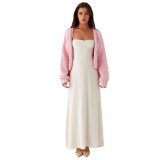 Fashion Autumn Winter Women Casual Solid Color Cardigan Knitting Sweater Coat