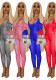 Autumn Winter Women's Tight Fitting Bell Sleeve Jumpsuit