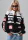 Fashion Letter Casual Style Print Long Sleeve Jacket