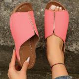 Plus Size Women Shoes Comfortable Wedge Slide Sandals