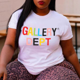 American Print Short-Sleeved T-Shirt