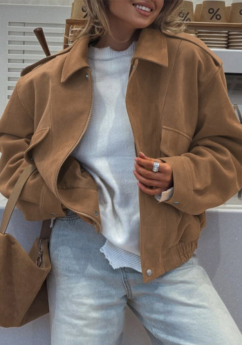 Women's Loose Long Sleeve Women's Coat