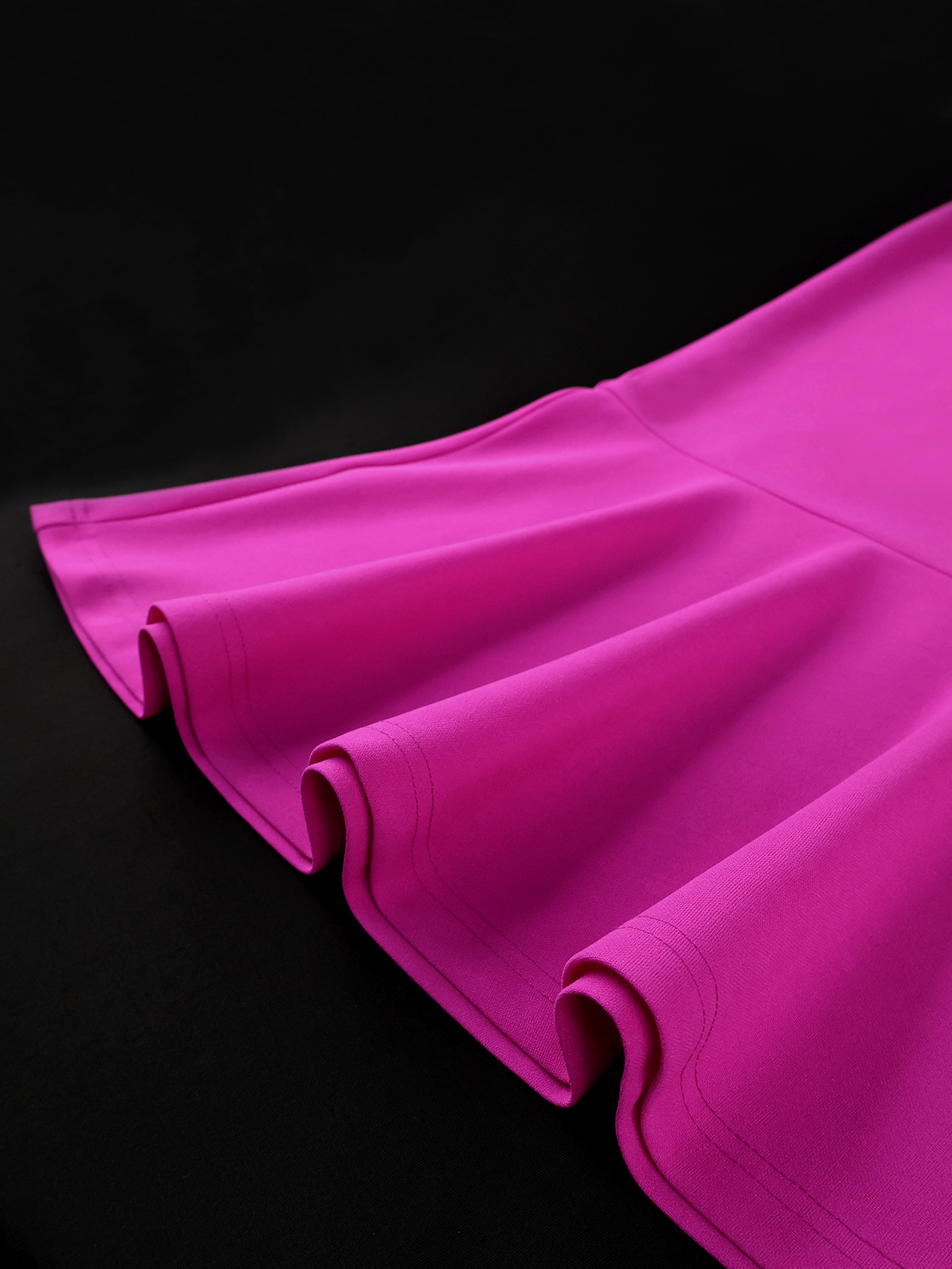 Round Neck Beaded Asymmetric Flounce Slim Fit Formal Party Mermaid Party Dress