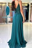 Elegant Plus Size Dress Women's Strappy Sexy Ball Gown Long Lace Dress（Processing time need 3-6 days）