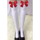 Sexy Christmas Cotton Socks Adult Bow Christmas Stockings Long Stockings