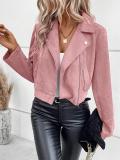 Jacket Short Coat Suede Top Women's Wear