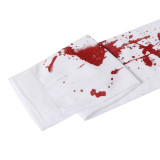 Halloween Socks Dark Red /Red Costume Accessories Knee-High Irregular Blood Socks Long Stockings