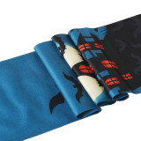 Dark Castle Bat Socks Halloween Socks Printed Castle Witch Socks Long Stockings